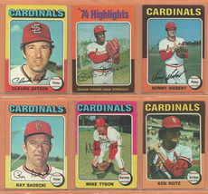 1975 1976 1977 1978 Topps St Louis Cardinals Team Lot 40 diff Bob Gibson  ! - £13.18 GBP