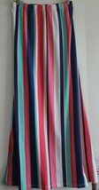 Tommy Hilfiger Skirt XL Long Striped Cotton Maxi Multi Patriot Blue New - £55.94 GBP