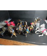 Vintage Schleich Lot of 10 ~ Medieval Knights and Horse Figures - Ritter - £78.20 GBP