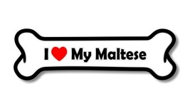 I Love My Maltese  Precision Cut Decal - $2.47+