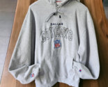 Champion Dallas Cowboys NFL FOOTBALL XL Hoodie Sweatshirt Gray Thick Pul... - £37.08 GBP