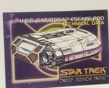 Star Trek Deep Space Nine 1993 Trading Card #94 USS Saratoga Escape Pod - $1.97