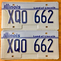 1983 United States Illinois Land of Lincoln Passenger License Plate XQ0 662 - $30.68