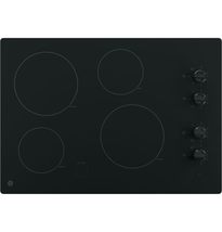 GE 30 Inch Built-In Knob Control Electric Cooktop in Black Ceramic - £539.55 GBP