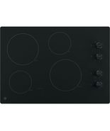 GE 30 Inch Built-In Knob Control Electric Cooktop in Black Ceramic - £534.90 GBP
