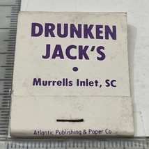 Vintage Matchbook Cover  Drunken Mask’s  Murrells Inlet, SC  gmg  Unstruck - £9.78 GBP