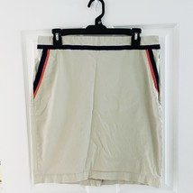 Tommy Hilfiger Skirt Size 6 Mid Thigh Pencil Tan Canvas Pocket Khaki Knee Length - £11.77 GBP