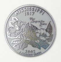 Mississippi State Quarter Magnet by Classic Magnets, Collectible Souveni... - £2.99 GBP