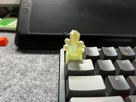 Green Crystal mechanical keycaps 3D printed - £7.96 GBP
