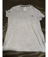 Adidas Ultimate 2.0 Blue V-Neck Tee Shirt Women’s Size Large – Soft Stre... - $14.95