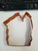 Never Used - Crate And Barrel Copper Cookie Cutter - Haunted House 6" - $2.96