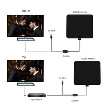 Viewtek Amplified HDTV 50mile Range Digital TV A-nten-na 13Ft Copper Coaxial Cab - £10.90 GBP