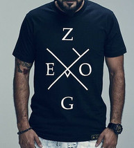 Zego Raiments ~ Sz M ~ T-Shirt Black 100% Soft Cotton Co Flagship ~ Ships Free - £14.15 GBP