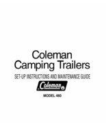 COLEMAN Popup Trailer Owners Manual-1970 Model 460 - $22.24