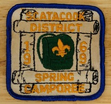 Vintage BSA Boy Scout Patch 1969 Spring Camporee Scatacook District CT - $9.89