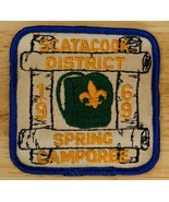 Vintage BSA Boy Scout Patch 1969 Spring Camporee Scatacook District CT - $9.89