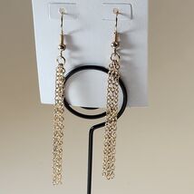 Gold Chain Earrings - $2.00