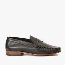 The Eregli Black Leather Penny Loafer Men Shoe image 2