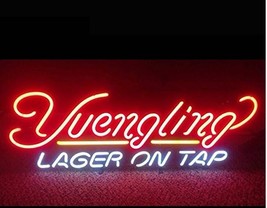 New Yuengling Lager On Tap Logo Beer Lamp Neon Sign 20&quot;x16&quot; - £123.85 GBP