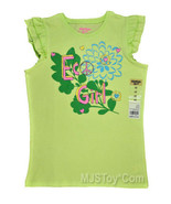 NWT Oshkosh B&#39;gosh Friendly Eco Girl T-Shirt Tee Size 6 - £7.04 GBP