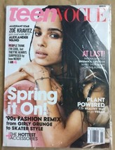 Teen Vogue Magazine March 2016 New Sealed In Plastic Ship Free Cover Zoe Kravitz - £15.94 GBP