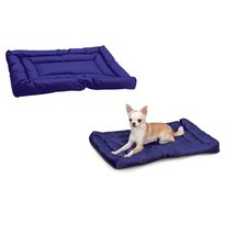 Dog Beds Water Resistant Royal Blue Nylon Crate Mat Indoor Outdoor Use (Medium/L - $28.40+