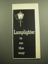 1957 Nicholson&#39;s Lamplighter Gin Ad - Lamplighter is on the way - $18.49