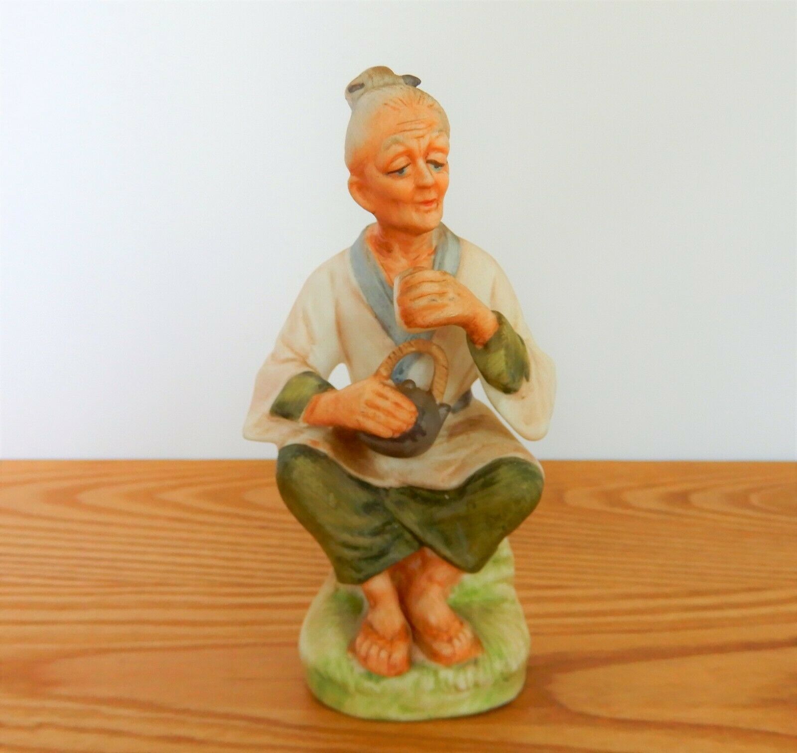 Ceramic Japanese man figurine NAPCO Japan 1963 - $15.00
