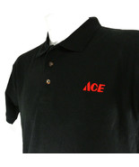 ACE HARDWARE Store Employee Uniform Polo Shirt Black Size XL NEW - £19.99 GBP