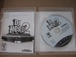 PLAYSTATION 3 GAME DJ HERO 2 W/MANUAL AND CASE DATED 2010 - $6.61