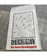 Vintage Ephemera Denk Mit Das Bunte Ratselmagazine Fix Und Foxi Envelope... - €6,64 EUR