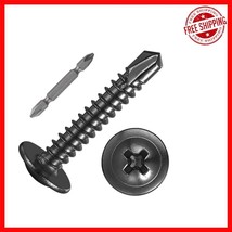 High-Strength 410 Stainless Steel Truss Head Screws - #8 Quick Tapping F... - $351.07 MXN