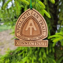 Appalachian Trail CONNECTICUT Ornament Christmas American Wood Engraved ... - £14.89 GBP