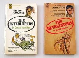 Donald Hamilton Devastators - Interlopers-Matt Helm Series Fawcett Gold ... - $5.00