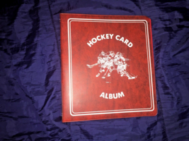 Red BCW Hockey Card Album - Empty Three Ring Binder - £0.79 GBP