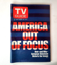 TV Guide 1972 America out of Focus Jan 15-21 NYC Metro EX - $9.85