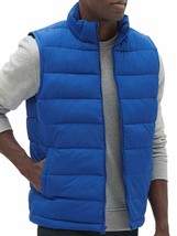 Gap Mens Admiral Blue Full Zip Warmest Puffer Vest Jacket Coat XL XLarge... - $39.59