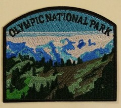 Olympic National Park~Embroidered Patch~3 1/2&quot; x 3&quot;~Washington~Iron or Sew On - £3.76 GBP