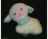 7&quot; VINTAGE 1980 PLAYSKOOL # 63 WHITE BABY LAMB SHEEP STUFFED ANIMAL PLUS... - $84.55