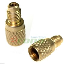 R134a Brass Adapter 1/4&quot; Male to 1/2&quot; ACME Female Charging Hose to Vacuu... - $7.99