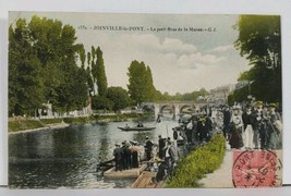 Joinville le Pont le Perit Bras de la Marne c1907 France Postcard L13 - £11.09 GBP