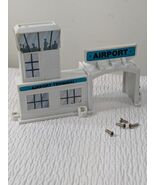 Vintage Micro Machines Super Van City Airport building Galoob replacemen... - $13.00