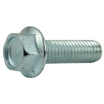 3/8&quot;-16 x 1-1/4&quot; Zinc Grade 5 Hex Washer Head Serrated Flange Bolts (6 pcs.) - $11.15