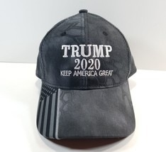 Trump 2020 Keep America Great Baseball Cap Hat Men&#39;s Strapback Adjustable Gray - £6.32 GBP
