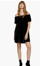 Sanctuary Womens Off shoulder ribbed dress black size Small - £100.75 GBP