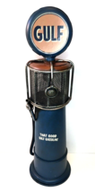 13”  Gulf Oil Gas Pump Model  - Metal - Gasoline Hobby Lobby Mancave Hom... - $30.00