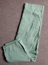 American Eagle Stretch Cropped Capri Pants Womens Size 0 Green White Check Stret - £17.06 GBP