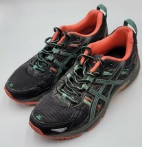 Asics Gel Venture 5 Black Coral Trail Running Walking Shoes Womens Size 7 - £19.79 GBP