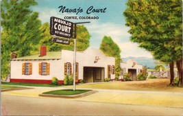 Navajo Court Cortez CO Postcard PC576 - $4.99