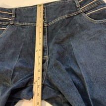 Gold Flava Womens Blue Jeans Denim Straight Leg Size Plus 20 Measured 38x28 image 10